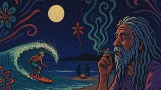II.Psychedelic Surf Rock Beats 🌊 | Chill Instrumental Lo Fi Hip Hop