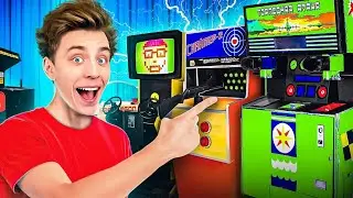 24 Часа в ИГРОВЫХ АВТОМАТАХ из ПРОШЛОГО !