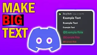 How to Make Big Text in Discord | Send Bold & Bigger Text on Discord Trick