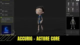 Rigging and ActorCore - AccuRig