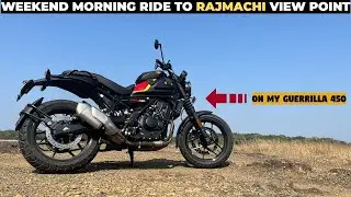 Weekend Morning Ride To Rajmachi On My Guerrilla 450 | Pune To Rajmachi | Sunset Point | Lonavala