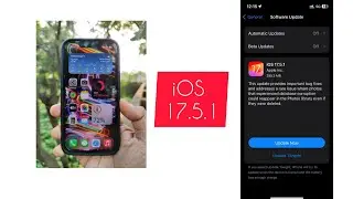 iOS 17.5.1 update database corruption