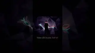 Vision LED Double Staff 64 - Sacred Flow Art