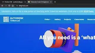 Tinkercadi õpetajakonto ja klassi loomine