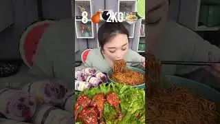 Eating Challenge ( 8 Chicken Legpiece, 2kg Ramen ) | 