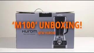 [Sub] [HUROM] Blender and Slow Juicer as one body! M100 unboxing!