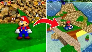 Every Super Mario 64 Level Recreated in Different Mario Kart Games!