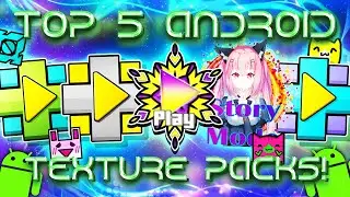 TOP 5 FULL ANDROID TEXTURE PACKS & ICONS FOR GEOMETRY DASH 2.11 [#5] | Irving Soluble
