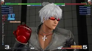 [KOFXIV] K' - 100% combo as anchor, RAW max