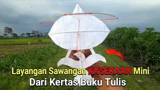 How to Make KA'SEKA'AN Mini Sawangan Kites From Notebook Paper
