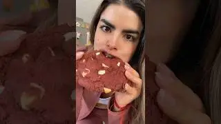 😱 Galletas gigantes de red velvet #galletasgigantes #galletasredvelvet #redvelevet #postresrecetas