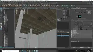 Rotating Display of Game Design Room Textured Ceiling Focus