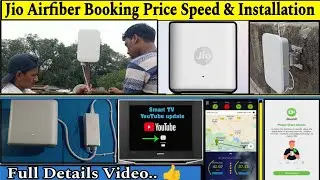 Jio Airfiber Booking Price,Speed,Recharge,calling & Installation full details video #jio #wifi