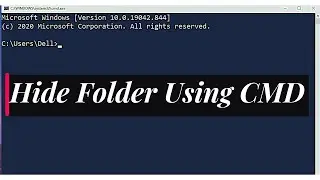 How to Hide or Unhide Folder using Cmd in window 10 || technical hassan ali