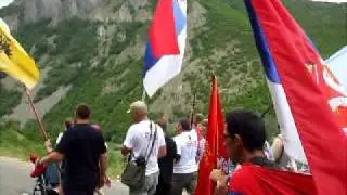 Vidovdansko Hodočašće 2009-prelazak lažne granice