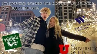 Im moving to Utah!!!! (vlog, looking at schools w/ my boyfriend)