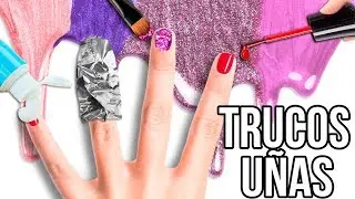 TRUCOS PARA UÑAS QUE DEBES SABER ❤️ NAIL HACKS - Tutoriales Belen