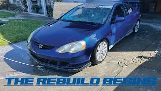 The RSX-S Rebuild has started! Can we finish the car in under a week?  PART 1