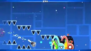 Live Geometry Dash try to beat levels :D next smw romhack (Kaizo)