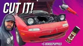 Chopping up the engine on my $100 Miata