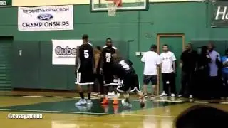 Chris Brown Dunks On James Harden At Nike Real Run