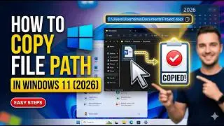 How To Copy File Path in Windows 11 | Advanced Trick : 2 Ways to Copy File Path (2026)
