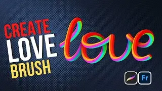 procreate custom brush and adobe fresco/ brush for typography