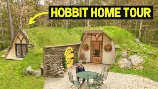LORD OF THE RINGS HOBBIT HOME w/ 3 FIREPLACES & POND! Full Airbnb Tour