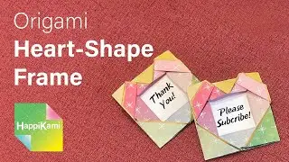 Origami Heart shape Frame