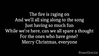 Merry Christmas-Lyrics-Ed Sheeran And Elton John