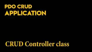 PDO Application | Creating Post controller class | Part 4