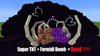 Can you Explode The Wither Storm Command Block with  Super TNT + Formidi Bomb ?!?!?