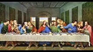 this melody is encoded in the picture (The Last Supper. Leonardo Da Vinci)