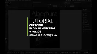 Páginas maestras y folios con InDesign
