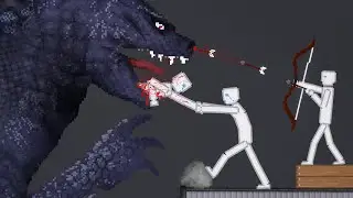 Giant Nova's Godzilla Vs People In People Playground