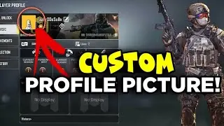 How to set up custom profile picture in Call of duty mobile | custom pfp codm