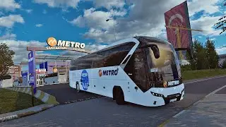 Ankara - Metro Turizm Samandıra Tesisleri | Neoplan New Tourliner C13 | 2K24 Turkey Map | ETS 2 Mods