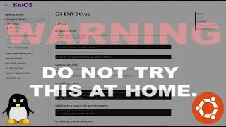 KaiOS Developers / Linux ENV Setup: the WORST OFFICIAL GUIDE EVER MADE by a professional company!