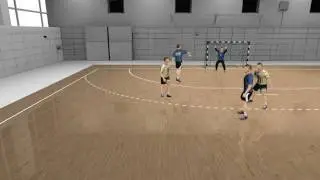 Offensive tactic — Give and go 1 | Handball at school | IHF Education Centre