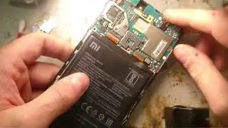 Xiaomi RedMi Note 4X. Попадание влаги замена кп и восстановление сенсора.