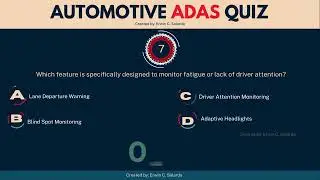 Automotive Quiz - ADAS Questions