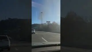 Car Fully Engulfed in Fire!!!! #carfire #highway #dashcam #samsmith #fireonfire #fire