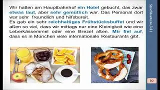 telc B2 Speaking: Travel Report