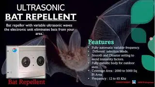 Bat behaviour and repellent ultra sound..