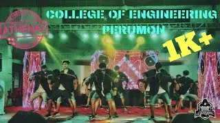 Swag dance performance by team ATHENAZ Boys | College of Engineering Perumon | CSE department