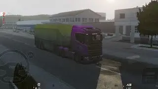 jalan exstrem di areal tambang || truk Europe 3