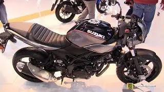 2018 Suzuki SV650 X  Walkaround  2017 EICMA Milan Motorcycle Exhibition