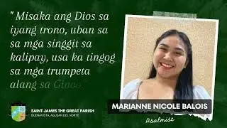 MISAKA ANG DIOS SA IYANG TRONO UBAN SA MGA SINGGIT SA KALIPAY, USA KA TINGOG SA MGA TRUMPETA...