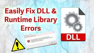 Easily fix DLL file & Runtime library errors - vcruntime140_1.dll was not found [Hindi]