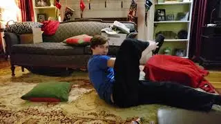 Sean puts his epic legs behind his head!!!!! Ohhhhhhh epic!!!!!♤♡◇♧